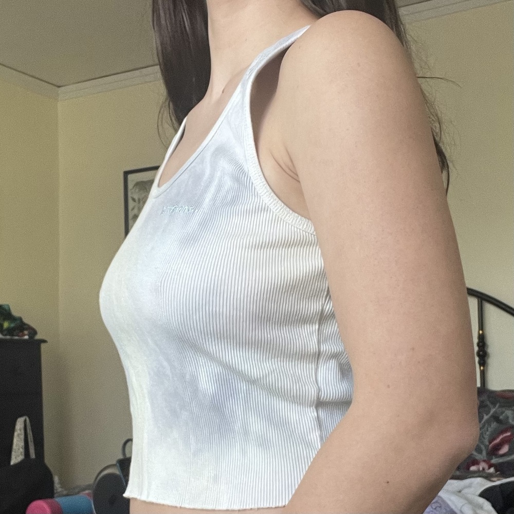 Iets Frans tie dye cropped tank top